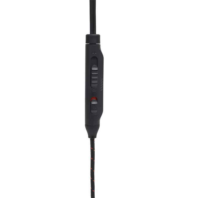 JBL Quantum 50 - Black - Wired in-ear gaming headset with volume slider and mic mute - Detailshot 3 image number null